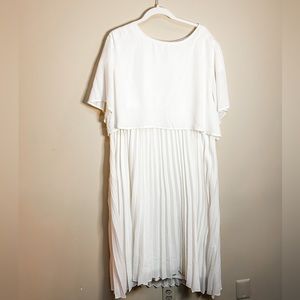 Piper and Scoot white dress midi